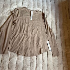 lululemon athletica Love Long Sleeve, Nutmeg, Size 6